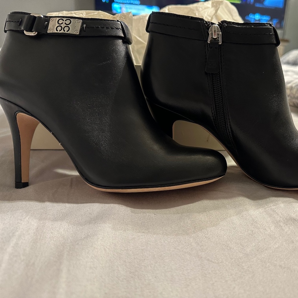 Coach Black booties